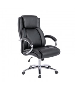 A5200 ΜΑΥΡO PU ΠΟΛΥΘΡΟΝΑ ΓΡΑΦΕΙΟΥ 69X75X47-116/57-125εκ.