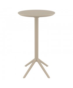 SKY TAUPE BAR Φ60Χ108εκ.ΠΤΥΣ/ΝΟ ΤΡΑΠ. ΠΟΛ/ΝΙΟΥ