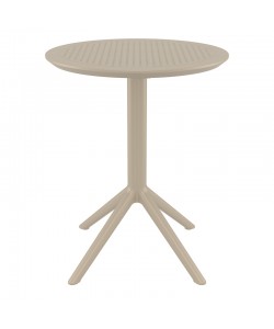 SKY TAUPE Φ60X74εκ. ΤΡΑΠΕΖΙ ΠΤΥΣ/ΝΟ ΠΟΛ/ΝΙΟΥ