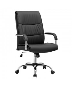 A3650 ΜΑΥΡΗ ΠΟΛΥΘΡΟΝΑ ΓΡΑΦΕΙΟΥ 59.5X68X44-101/54-110εκ.