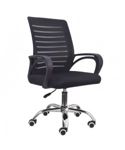 A900 ΜΑΥΡΟ MESH ΠΟΛΥΘΡΟΝΑ ΓΡΑΦΕΙΟΥ 63Χ51Χ43-89/53-99εκ.