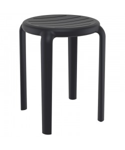 TOM 45εκ. ΣΚΑΜΠΟ BLACK ΠΟΛ/ΝΙΟΥ 34X34X45εκ.