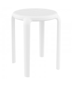 TOM 45εκ. ΣΚΑΜΠΟ WHITE ΠΟΛ/ΝΙΟΥ 34X34X45εκ.