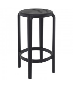 TOM 65εκ. ΣΚΑΜΠΟ BLACK ΠΟΛ/ΝΙΟΥ 36X36X65εκ.