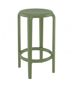 TOM 65εκ. ΣΚΑΜΠΟ OLIVE GREEN ΠΟΛ/ΝΙΟΥ 36X36X65εκ.