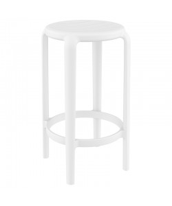 TOM 65εκ. ΣΚΑΜΠΟ WHITE ΠΟΛ/ΝΙΟΥ 36X36X65εκ.