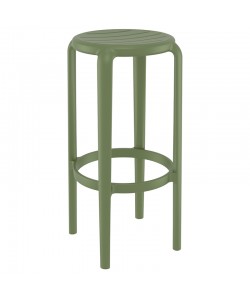 TOM 75εκ. ΣΚΑΜΠΟ OLIVE GREEN ΠΟΛ/ΝΙΟΥ 36X36X75εκ.