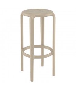 TOM 75εκ. ΣΚΑΜΠΟ TAUPE ΠΟΛ/ΝΙΟΥ 36X36X75εκ.