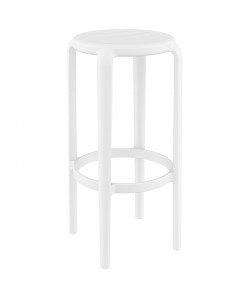 TOM 75εκ. ΣΚΑΜΠΟ WHITE ΠΟΛ/ΝΙΟΥ 36X36X75εκ.