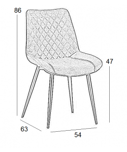 ALESIA BLACK ΥΦΑΣΜΑ ΚΑΡΕΚΛΑ ΜΕΤΑΛΛΙΚΗ 54X63X47-86εκ. ALESIA BLACK ΥΦΑΣΜΑ ΚΑΡΕΚΛΑ ΜΕΤΑΛΛΙΚΗ 54X63X47-86εκ.