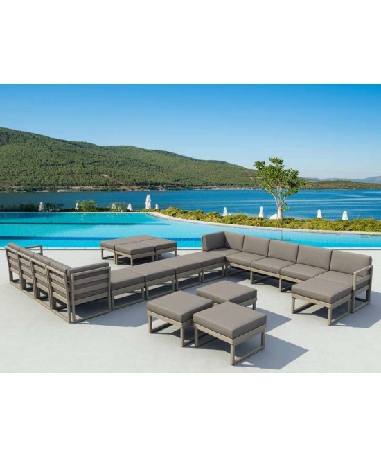 MYKONOS ΜΑΞΙΛΑΡΙ ΚΑΘΙΣΜΑΤΟΣ LIGHT BROWN