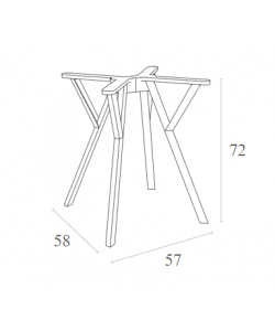 MAX ΒΑΣΗ TAUPE SMALL 57X58X72εκ. ΠΟΛ/ΝΙΟΥ