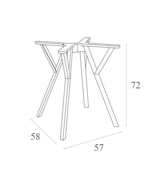 MAX ΒΑΣΗ TAUPE SMALL 57X58X72εκ. ΠΟΛ/ΝΙΟΥ