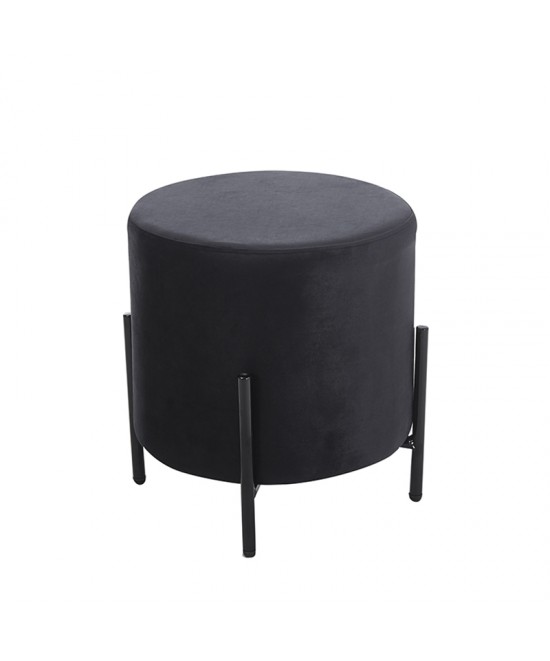 BELLA/R ΣΚΑΜΠΟ BLACK VELVET ΥΦΑΣΜΑ Φ.35Χ38εκ.