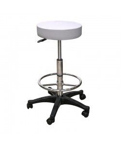 Σκαμπό Μπάρ 2τμχ ST100 Λευκό Pu 56x56x87εκ.