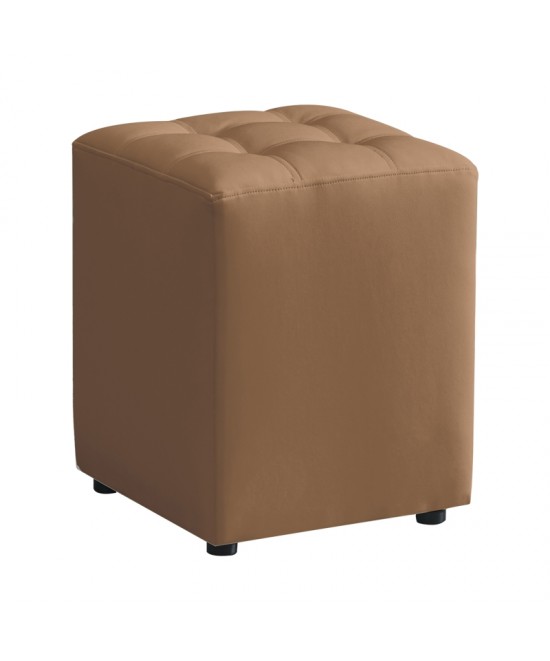 CUBE CAPPUCCINO PU ΣΚΑΜΠΟ 35X35X42εκ.