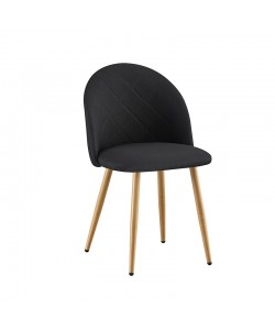 RIO ΦΥΣΙΚΟ/ΜΑΥΡΟ ΥΦΑΣΜΑ(Σ4)ΚΑΡΕΚΛΑ ΜΕΤΑΛΛΙΚΗ 47X53.5X49-80εκ.