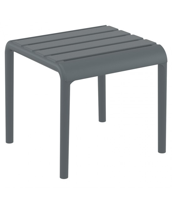 PARIS DARK GREY ΤΡΑΠΕΖΙ 42X41X40εκ. ΠΟΛ/ΝΙΟΥ