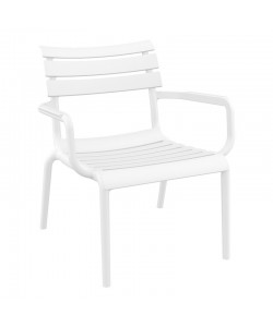 PARIS LOUNGE WHITE ΠΟΛ/ΝΑ ΠΟΛ/ΝΙΟΥ 68X70X76εκ.