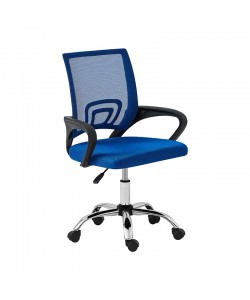 A1850 S ΧΡΩΜΙΟ/ΜΠΛΕ MESH ΠΟΛΥΘΡΟΝΑ ΓΡΑΦΕΙΟΥ 62Χ52Χ43-84/50-93εκ.