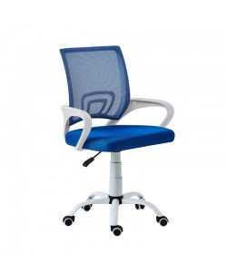 A1850 SW ΛΕΥΚΟ/ΜΠΛΕ MESH ΠΟΛΥΘΡΟΝΑ ΓΡΑΦΕΙΟΥ  62Χ52Χ43-84/50-93εκ.