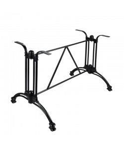 CITY 91X60Χ71εκ.ΜΑΚΡ/ΝΗ ΒΑΣΗ ΑΛΟΥΜΙΝΙΟΥ/STEEL ΜΕ ΡΕΓ/ΡΟΥΣ ΜΑΥΡΗ