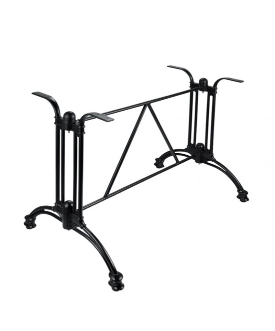 CITY 91X60Χ71εκ.ΜΑΚΡ/ΝΗ ΒΑΣΗ ΑΛΟΥΜΙΝΙΟΥ/STEEL ΜΕ ΡΕΓ/ΡΟΥΣ ΜΑΥΡΗ