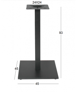 FLAT PROMO ΜΕΣΑΙΟΥ ΥΨΟΥΣ 45Χ45Χ93εκ.(Π/Ρ)ΒΑΣΗ ΜΕΤΑΛΛΙΚΗ ΜΕ ΡΕΓ/ΡΟΥΣ ΜΑΥΡΗ FLAT PROMO ΜΕΣΑΙΟΥ ΥΨΟΥΣ 45Χ45Χ93εκ.(Π/Ρ)ΒΑΣΗ ΜΕΤΑΛΛΙΚΗ ΜΕ ΡΕΓ/ΡΟΥΣ ΜΑΥΡΗ