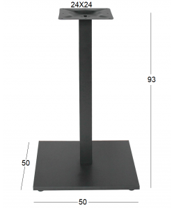 FLAT PROMO ΜΕΣΑΙΟΥ ΥΨΟΥΣ 50Χ50Χ93εκ.(Π/Ρ)ΒΑΣΗ ΜΕΤΑΛΛΙΚΗ ΜΕ ΡΕΓ/ΡΟΥΣ ΜΑΥΡΗ FLAT PROMO ΜΕΣΑΙΟΥ ΥΨΟΥΣ 50Χ50Χ93εκ.(Π/Ρ)ΒΑΣΗ ΜΕΤΑΛΛΙΚΗ ΜΕ ΡΕΓ/ΡΟΥΣ ΜΑΥΡΗ