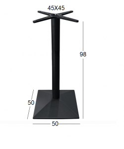 LIMA ΜΕΣΑΙΟΥ ΥΨΟΥΣ 50Χ50Χ98εκ.(Σ/Ρ)ΒΑΣΗ ΜΕΤΑΛΛΙΚΗ ΜΕ ΡΕΓ/ΡΟΥΣ ΜΑΥΡΗ LIMA ΜΕΣΑΙΟΥ ΥΨΟΥΣ 50Χ50Χ98εκ.(Σ/Ρ)ΒΑΣΗ ΜΕΤΑΛΛΙΚΗ ΜΕ ΡΕΓ/ΡΟΥΣ ΜΑΥΡΗ