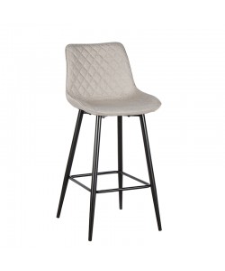 ALESIA BEIGE ΥΦΑΣΜΑ 73εκ. ΣΚΑΜΠΟ ΜΕΤΑΛΛΙΚΟ 50X51X73-104εκ.