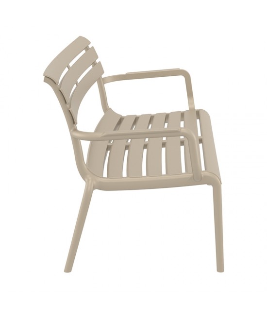 PARIS ΚΑΝΑΠΕΣ TAUPE 116X70X75εκ. ΠΟΛ/ΝΙΟΥ PARIS ΚΑΝΑΠΕΣ TAUPE 116X70X75εκ. ΠΟΛ/ΝΙΟΥ