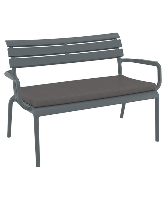 PARIS ΜΑΞΙΛΑΡΙ ΚΑΝΑΠΕ 100Χ50Χ5εκ. DARK GREY PARIS ΜΑΞΙΛΑΡΙ ΚΑΝΑΠΕ 100Χ50Χ5εκ. DARK GREY