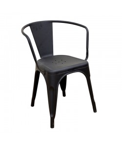 TEXAS ΠΟΛΥΘΡΟΝΑ ΜΑΥΡΗ ΜΑΤ ΜΕΤΑΛΛΙΚΗ 52Χ52Χ71εκ.