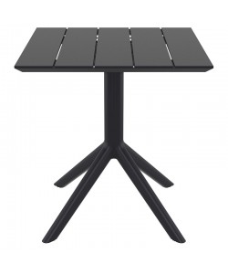 PARIS BLACK 70X70X74εκ. ΤΡΑΠΕΖΙ ΠΟΛ/ΝΙΟΥ