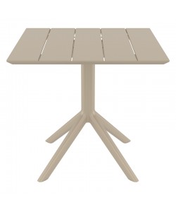 PARIS TAUPE 80X80X74εκ. ΤΡΑΠΕΖΙ ΠΟΛ/ΝΙΟΥ