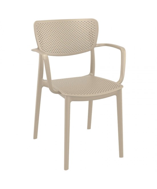 Σετ Τραπεζαρίας 5τμχ Ares Loft Taupe 140Χ80Χ75εκ. Σετ Τραπεζαρίας 5τμχ Ares Loft Taupe 140Χ80Χ75εκ.