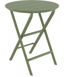 HELEN OLIVE GREEN Φ60X74εκ. ΤΡΑΠΕΖΙ ΠΤΥΣ/ΝΟ ΠΟΛ/ΝΙΟΥ