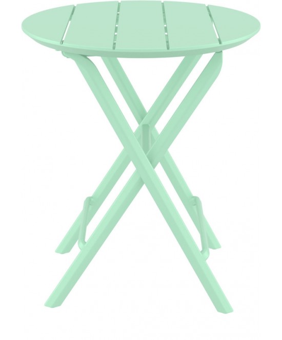 HELEN OPALINE GREEN Φ60X74εκ. ΤΡΑΠΕΖΙ ΠΤΥΣ/ΝΟ ΠΟΛ/ΝΙΟΥ