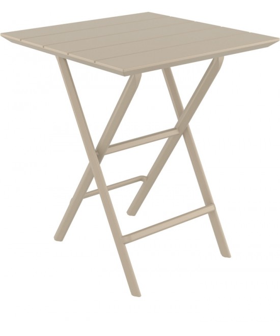 HELEN TAUPE 60Χ60X74εκ. ΤΡΑΠΕΖΙ ΠΤΥΣ/ΝΟ ΠΟΛ/ΝΙΟΥ