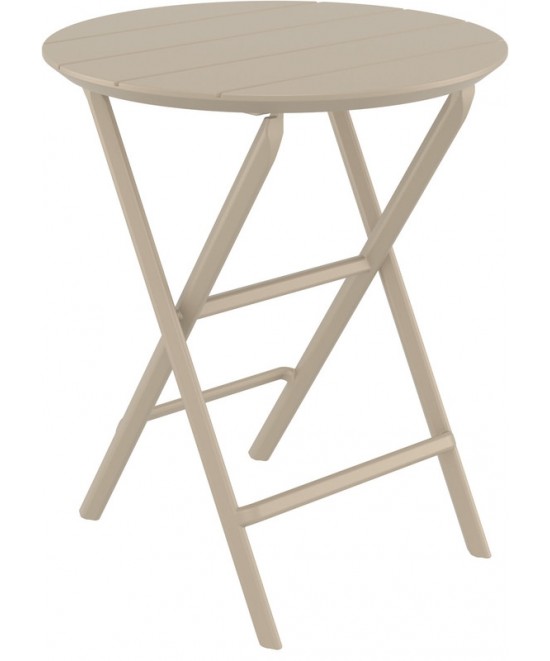 HELEN TAUPE Φ60X74εκ. ΤΡΑΠΕΖΙ ΠΤΥΣ/ΝΟ ΠΟΛ/ΝΙΟΥ