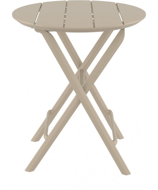 HELEN TAUPE Φ60X74εκ. ΤΡΑΠΕΖΙ ΠΤΥΣ/ΝΟ ΠΟΛ/ΝΙΟΥ