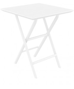 HELEN WHITE 60Χ60X74εκ. ΤΡΑΠΕΖΙ ΠΤΥΣ/ΝΟ ΠΟΛ/ΝΙΟΥ