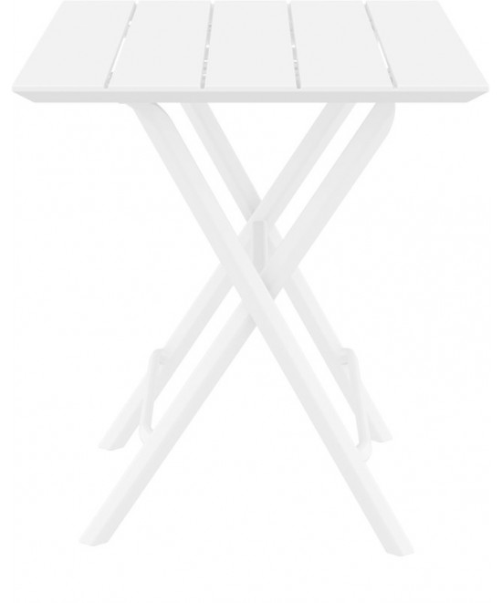 HELEN WHITE 60Χ60X74εκ. ΤΡΑΠΕΖΙ ΠΤΥΣ/ΝΟ ΠΟΛ/ΝΙΟΥ