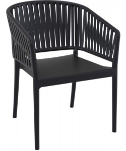 PORTOFINO BLACK ΠΟΛΥΘΡΟΝΑ ΠΟΛ/ΝΙΟΥ 58X58X80εκ.