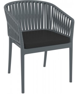 PORTOFINO ΜΑΞΙΛΑΡΙ ΚΑΘΙΣΜΑΤΟΣ BLACK 48X50X5εκ. PORTOFINO ΜΑΞΙΛΑΡΙ ΚΑΘΙΣΜΑΤΟΣ BLACK 48X50X5εκ.