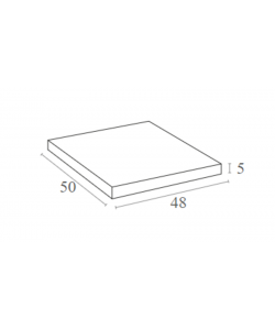 PORTOFINO ΜΑΞΙΛΑΡΙ ΚΑΘΙΣΜΑΤΟΣ BLACK 48X50X5εκ.