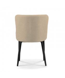 LION BEIGE ΥΦΑΣΜΑ(Σ2)ΚΑΡΕΚΛΑ ΜΕΤΑΛΛΙΚΗ 48X55X50-86εκ.