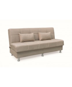 FELINA LIGHT BROWN ΥΦΑΣΜΑ 3ΘΕΣΙΟΣ ΚΑΝΑΠΕΣ/ΚΡΕΒΑΤΙ ΜΕ ΑΠΟΘ.ΧΩΡΟ 182X90X80εκ.