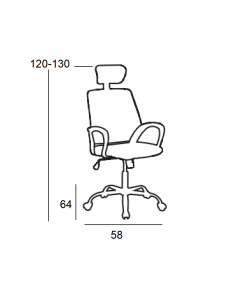 A8982 ΜΑΥΡO MESH ΠΟΛΥΘΡΟΝΑ ΓΡΑΦΕΙΟΥ 58X64X120/130εκ. A8982 ΜΑΥΡO MESH ΠΟΛΥΘΡΟΝΑ ΓΡΑΦΕΙΟΥ 58X64X120/130εκ.